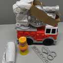 Play-Doh Wheels Fire Truck Toy Vehicle Set, 5 Cans, Preschool Toys for 3 Year Old Boys & Girls & Up, Imagination Toys