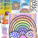 SUNGEMMERS Window Gem Art Suncatcher Kits - Stocking Stuffers for Kids 8-12 6-8, Fun Christmas Gifts for Grandkids, Birthday Gifts for Girls & Boys, Crafts for Ages 4-10, Fun DIY Art Kit for Kids 6-12