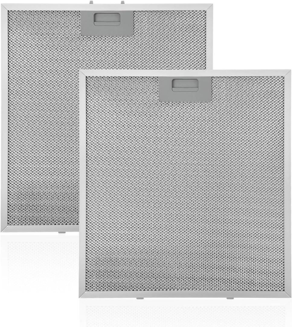 WA0575 Range Hood Filter 14-3/8" x 13-1/2" Compatible with Vissani 30-inch Pyramid or Wall Mount Range Hood, 5-Layer Aluminum Mesh Vent Filter (2 Pack)
