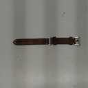 Handmade Double Sided Leather Bands Compatible with Apple Watch Ultra 3/2/1 Band 49mm 46mm 45mm 44mm 42mm 41mm,Men Retro Design Genuine Leather Band For iWatch Series SE 11 10 9 8 7 6 5 4 3 2 1 (Brown/Silver)