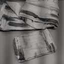 Gray White Duvet Cover Set, Vintage Country Abstract Gradient Mottled Soft Duvet Cover California King Bedding Set 4 Pieces, 1 Quiltcover and 2 Pillowcases with Zipper, 1 Bed Sheet for All Seasons