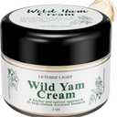 Wild Yam Cream for Hormone Balance: Natural Formula for Hot Flashes Night Sweats - Estrogen Progesterone Free 2 OZ