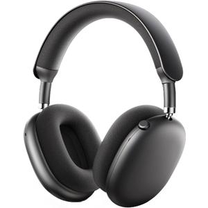 Picun F8 Pro Hybrid Active Noise Cancelling Headphones with Multiple Modes, Wireless Over-Ear Bluetooth Headphones, 140H Playtime, Customizable Sound, Head Tracking,Travel, Office, Deep Grey