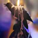 Gothic Raven Skull Candle Holder Statue  Witchy Occult Home Dcor, Christmas & YearRound Spooky Tabletop Statue (Raven)