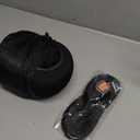 Travel Pillow - Hooded Neck Pillow Airplane Memory Foam Filling for Plane, Office, Cars Sleeping, Road Trip, Long Flights, Portable Plane Accessories, Includes Eye Mask & Earplugs (Black)