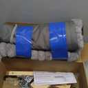 Cloud-Soft Cat Window Sill Perch with Zipper Designed Cushioned Bed, Supportive Cat Window Seat with Premium Solid Wood & Sturdy Metal Frame, Pet Hammock Bed for Large Cats (Large, Gray) (Large(24.4''x15''), Grey)