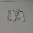 KMC 6-Outlet Surge Protector Power Strip, 2-Pack, 1200 Joules, 6ft Cord, Adapter Spaced Outlet, Overload Protection, White