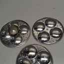 Indian Stainless Steel Idli Plate Idli Plate with stand,Fits in All Idli Makers, Idli Cookers (3 Plate Stand)) Indian Kitchen Item Diwali Gift