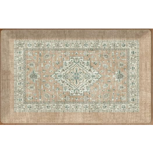 KIMODE Anti Fatigue Kitchen Mats for Floor 20"x32", 3/5 inch Thick Cushioned Kitchen Floor Mats, Grey Boho Oriental Kitchen Rug, Comfort Ergonomic Standing Desk Mat for Sink Laundry Office (1'8" x 2'8" (Rectangular))