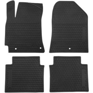 Car Floor Mats Custom Fit for Hyundai Elantra 2020 2019 2018 2017 Odorless Washable Heavy Duty Rubber (All Weather) Floor Liners, Black