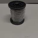 Black Vinyl Coated Wire Rope 1/16", 100FT 304 Stainless Steel Cable with 30PCS Aluminum Crimping Loop Sleeves for String Light Cable, Clotheslines, Trellis and Light Picuture Hanging