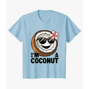 Coconut Costume I'm A Coconut T-Shirt Youth Large