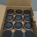 Dream Master Solar Lights Outdoor Waterproof, Stainless Steel LED Landscape Lighting, Solar Garden Lights, Outdoor Christmas Decorations for Yard, Pathway, Walkway, Patio, Lawn - 12 Pack (Multicolor)