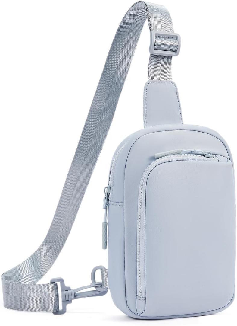 CHOLISS Small Crossbody Bags for Women and Men, Sling Bag for Women and Men Trendy, Fanny Packs Chest Bag with Extended Strap