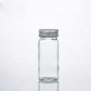 Glass Spice Jars with Aluminum Lids, 4 oz, Set of 7, with Accessories Kit ((120ml (4oz bottle)+ aluminum cap))