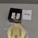 Recessed Floor Outlet Box, Deeper Floor Receptacle Kit with 20 Amp GFCI Tamper Resistant (GFCI, Gold)