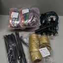 Jumbo C9 Christmas Pathway Lights Outdoor - 8.5 Feet 5 LED C9 Walkway Light, C7 Light Covered Jumbo Multicolor Bulb Christmas Lights Outdoor Decorations for Lawn Holiday Outside Yard Garden (Pack of 1)