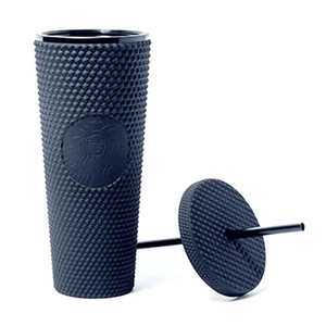 Desire Starbucks 24 oz Black Studded Tumbler