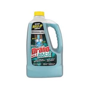 Drano Max Build-Up Remover, Drain Cleaner, Commercial Line, for Kitchen, Toilets, Shower, Sinks, 60 fl oz