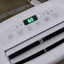 LG 6,000 BTU DOE 8,000 BTU ASHRAE Portable Air Conditioner, 115V, Cools 250 Sq.Ft. (10' x 25' Room Size), Quiet Operation, LCD Remote Control, and Window Installation Kit, White