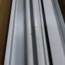 SmartStandard 32" x 80" Accordion Doors with Frosted Acrylic Glass, White