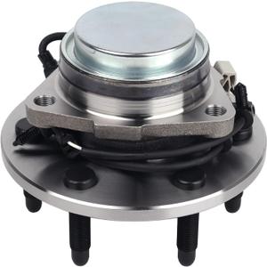 MACEL 515054 (2WD ONLY) Front Wheel Bearing Hub Assembly Compatible with 00-06 Chevy Tahoe, 99-06 Silverado 1500,00-06 Suburban 1500, GMC Yukon, 99-06 Sierra 1500, 02-06 Cadillac Escalade 6Lugs W/ABS, 180 millimeters