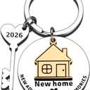 House Warming Gifts House Key Chain New Home Gifts 2026 Closing Gift for Home Buyers First Time Homes Buyer Housewarming First Apartment Gift for Homeowner Women Men Couple Moving in Welcome HOME GIFT