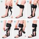 Medical AFO Foot Drop Brace Ankle Foot Orthosis Drop Foot Stabilizer Support for Walking with Shoe for Men and Women for Stroke, MS, Hemiplegia Foot Drop, ALS (XL-Left)