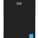 BLACK+DECKER 18-Inch Portable Dishwasher, 8-Place Setting Capacity, Mobile Dish Washer with 6 Wash Programs, LED Display, Stainless Steel Tub, ENERGY STAR Certified, BPD8B, Black