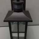 FLEDAVID Motion Sensor Porch Light Dusk to Dawn Outdoor Wall Lantern Black Exterior Sconce Lighting Fixtures Modern Outside Wall Mount Coach Lamp for House Garage Patio Front Door