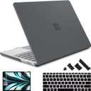 Case for 15" Microsoft Surface Laptop 5/4/3 with Metal Palm Rest ONLY Model: 1979/1953/1873/1872 (2022-2019), Plastic Hard Shell Case with Keyboard Cover & Screen Protector, Matte Black