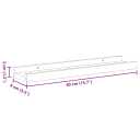vidaXL Wall Shelves 4 pcs White 15.7"x3.5"x1.2