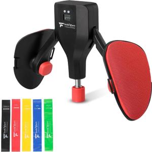 Thigh Hip Master Trainer Kegel Exerciser 0-120 Lbs Adjustable Resistance, Pelvic Floor Exercise Devices with 5 Resistance Bands, Inner Thigh Exerciser for Women Men, Thigh Exercise Equipment (Black)