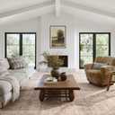 Loloi Amber Lewis Georgie Collection GER-02 Ocean/Sand 7'-6" x 9'-6", .19" Pile Height, Area Rug