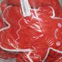 Beeveer 5 Pcs Red Christmas Throw Pillows Gingerbread Christmas Tree Snowflake Peppermint Shaped Pillows Stuffed Decoration for Home Xmas Winter Holiday Bed Sofa Couch Party