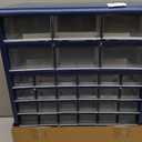 Plastic Storage Drawers 42 Compartment Organizer Desktop or Wall Mount Container for Hardware, Parts, Crafts, Beads, or Tools by Stalwart, 10 Targets