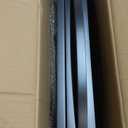 SPIRICH 96-inch Extra Wide 30-inches Tall Dog Gate with Door Walk Through, Freestanding Wire Pet Gate for The House, Doorway, Stairs, Pet Puppy Safety Fence, Support Feet Included(Espresso)