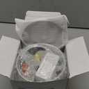 LED Ceiling Spotlight-Indoor 360Adjustable Surface Mounted 10W COB Ceiling Downlight-Wall Lamp for Picture Background Wall Display Lighting(White,3000K Warm Light)