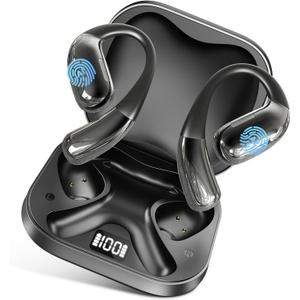 Ai Translation Earbuds Real Time, 144 Languages, 60H Playing Time, Bluetooth 5.4, Comfortable Fit for Travel Around The World, Business Meetings and Reception & Language Learning.