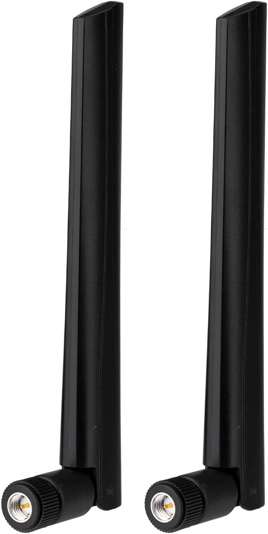 Eightwood 5G 4G LTE GSM 3G Antenna Wide Band Omnidirectional SMA Male Antenna 2-Pack for CPE Router Mobile Hotspot Wireless Home Phone Modem Cellular Trail Camera