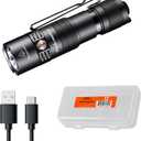 Fenix PD26R ACE 1300 Lumen Rechargeable EDC Flashlight with 3 Mode Sets USB-C Compact LED Dual Switch Waterproof for Everyday Carry Tactical Duty Camping Outdoor Use with Lumentac Organizer