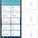 Aqara Zigbee Temperature and Humidity Sensor-3 Pack, Wireless Thermometer Hygrometer for Home Automation, Remote Monitoring, Aqara Hub Required, Compatible with Apple HomeKit, Alexa, Works with IFTTT