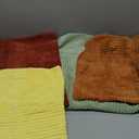 Topfinel Fall Burnt Orange Decorative Throw Pillows Covers 18x18,Soft Corduroy Square Throw Pillow Covers Set of 4,Western Farmhouse Cushion Cover for Couch Sofa Bedroom