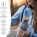 Bambaw 32 oz Non-insulated Stainless Steel Water Bottle - Gray Metal, Reusable & Portable, BPA Free - Stormy Gray