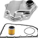 Transmission Filter Oil Pan Gasket Kit Fits for Nissan Altima Rogue Juke NV200 1.6 2.0 2.5 3.5L with JF011E Gearbox Replace Part Number 31728-1XF03 31726-1XF00 31728-1XF02 31728-1XF0A 31728-1XHOA