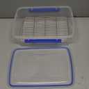 Large Batter Bowl, Batter Breader Shaker Bowl with Lid, No Mess Sifter and Mixer for Fried Chicken