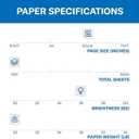 Hammermill Printer Paper, Fore Multipurpose 20 lb Copy Paper, 8.5 x 14 - 1 Ream (500 Sheets) - 96 Bright, Made in the USA, 103291