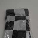 2 Pcs Black and White Checkered Feather Flag Checkered Swooped Racing Flags Windless Full Sleeve Banner Finish Line Sign for Races Events Party Supplies(No flagpole)