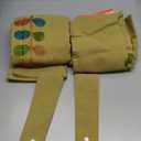 VOGOL Linen Curtains 96 Inches Long, Colorful Leaves Embroidered Grommet Drapes and Curtain Panels for Living Room/Bedroom, W52 X L96, 2 Pieces