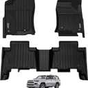 3W Floor Mats Fit for Toyota 4Runner 2013-2024/Lexus GX460 2014-2023, TPE All Weather Custom Fit Floor Liner for 4 Runner Accessories Car Mats(Fit 5 Seat/7 Seat)